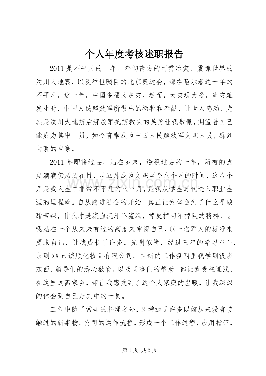 个人年度考核述职报告.docx_第1页