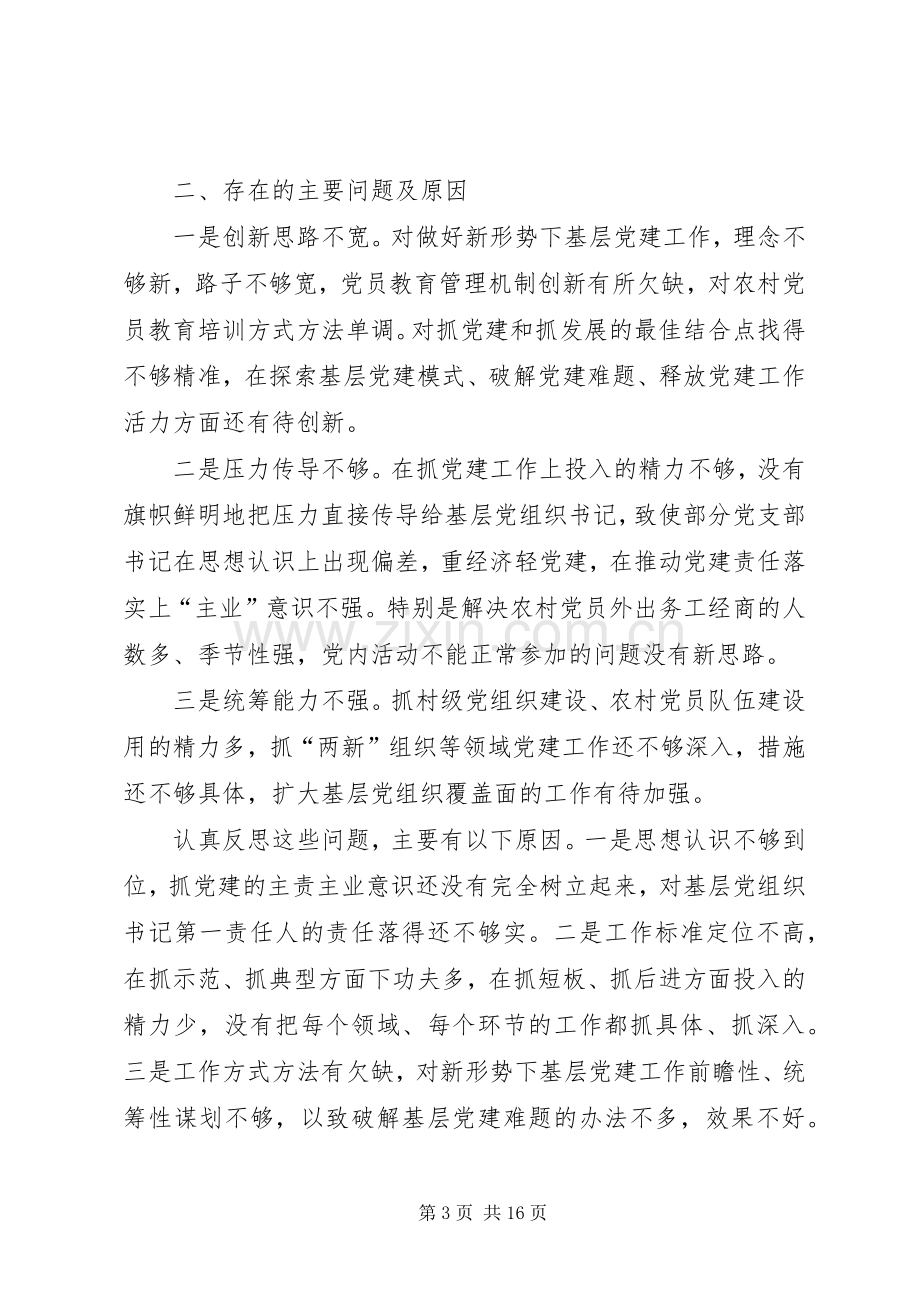 支部书记抓党建述职五篇.docx_第3页