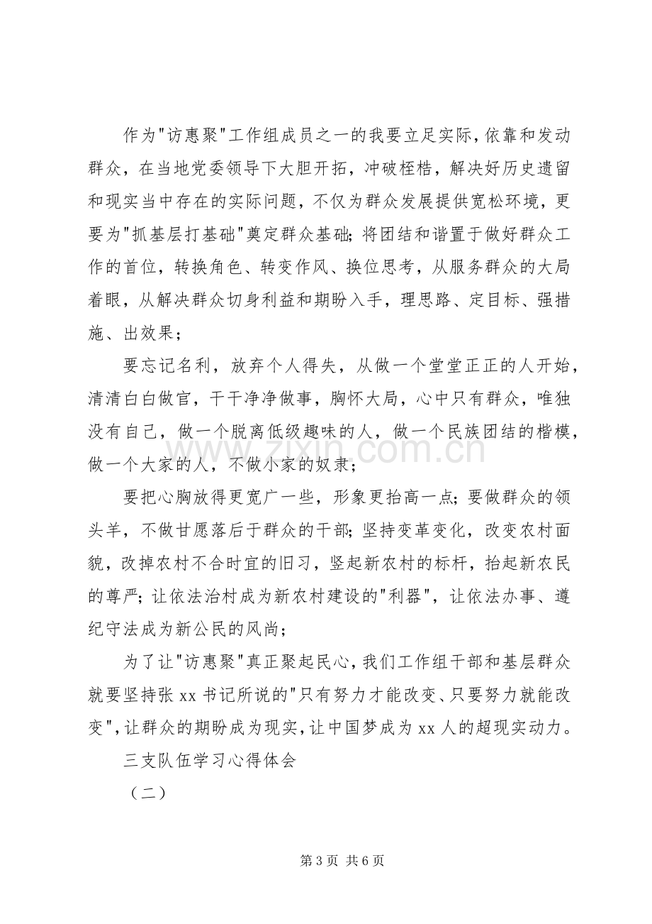 三支队伍学习心得体会.docx_第3页