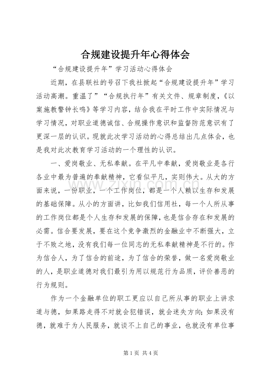 合规建设提升年心得体会.docx_第1页