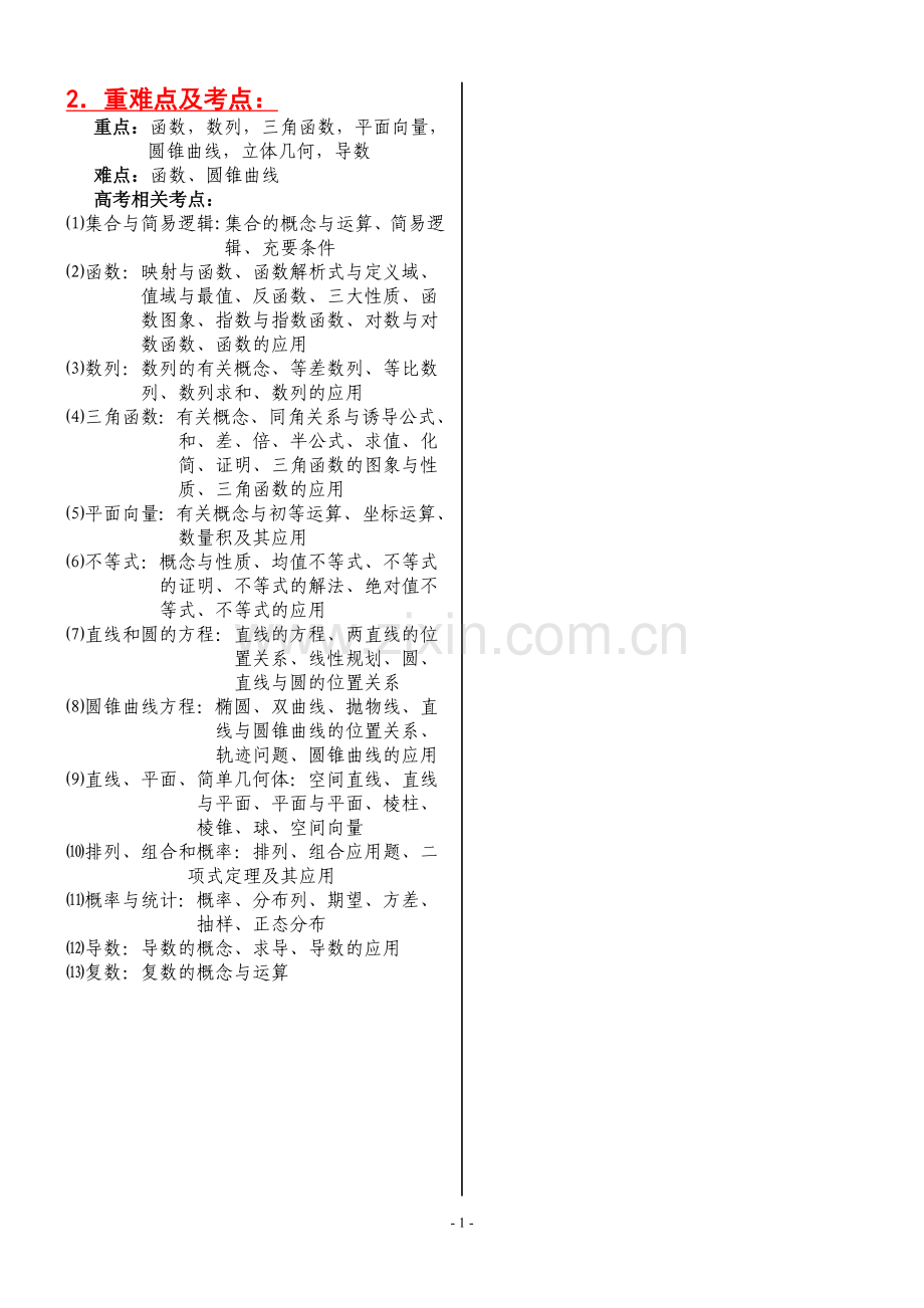 高中数学必修+选修全部知识点精华归纳总结.doc_第2页