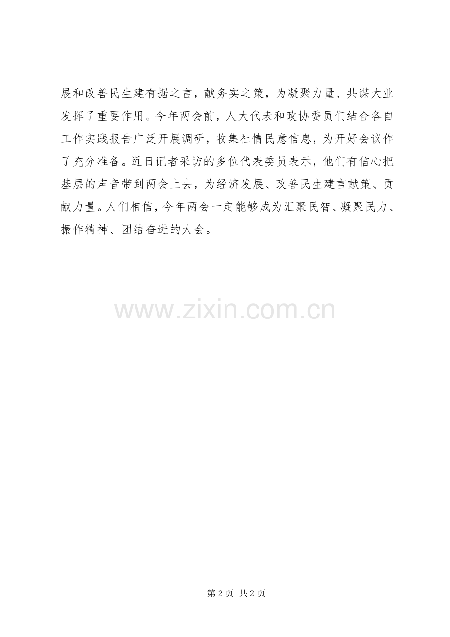 XX年全国两会心得体会.docx_第2页