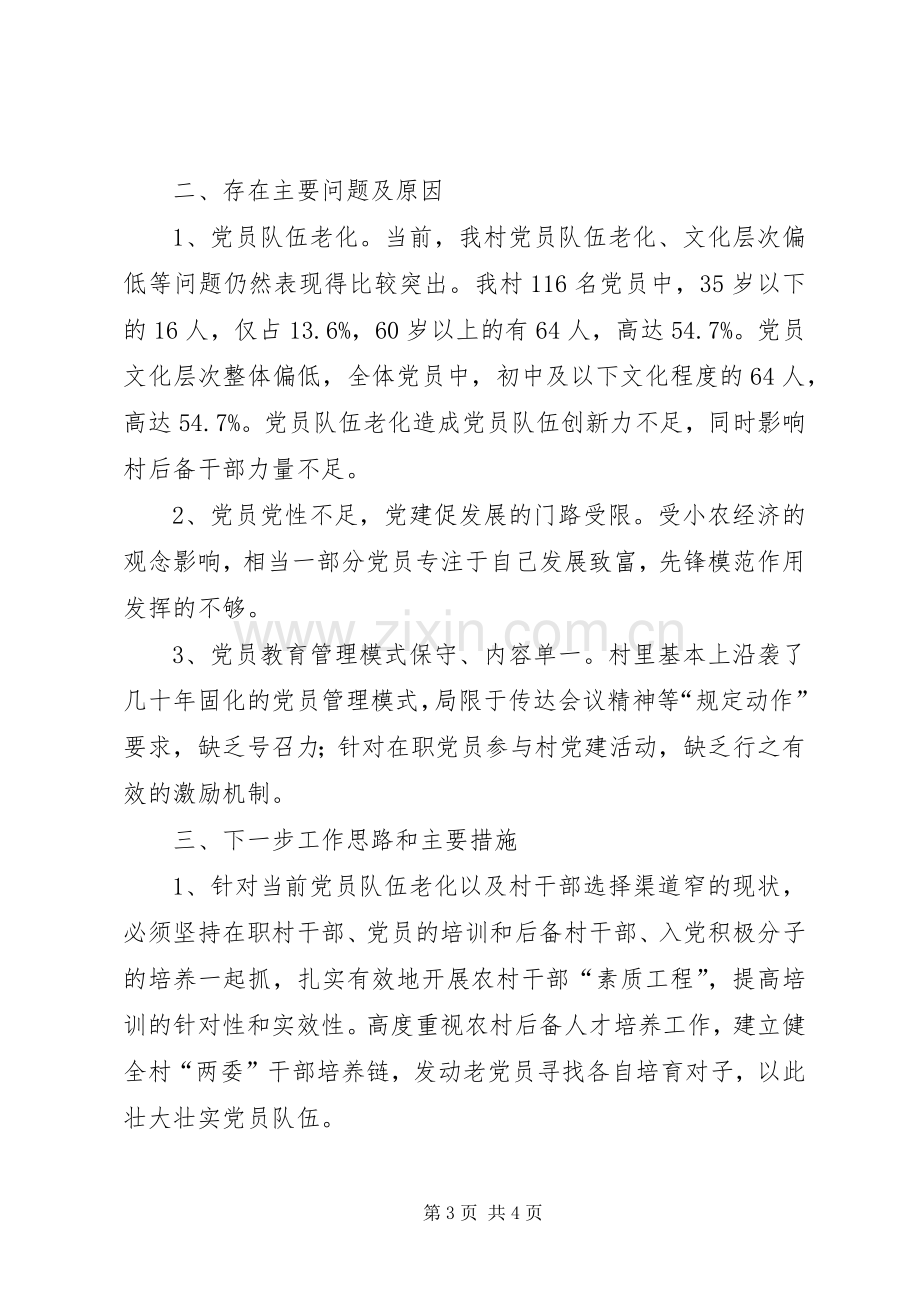 村党组织书记抓基层党建工作述职报告.docx_第3页