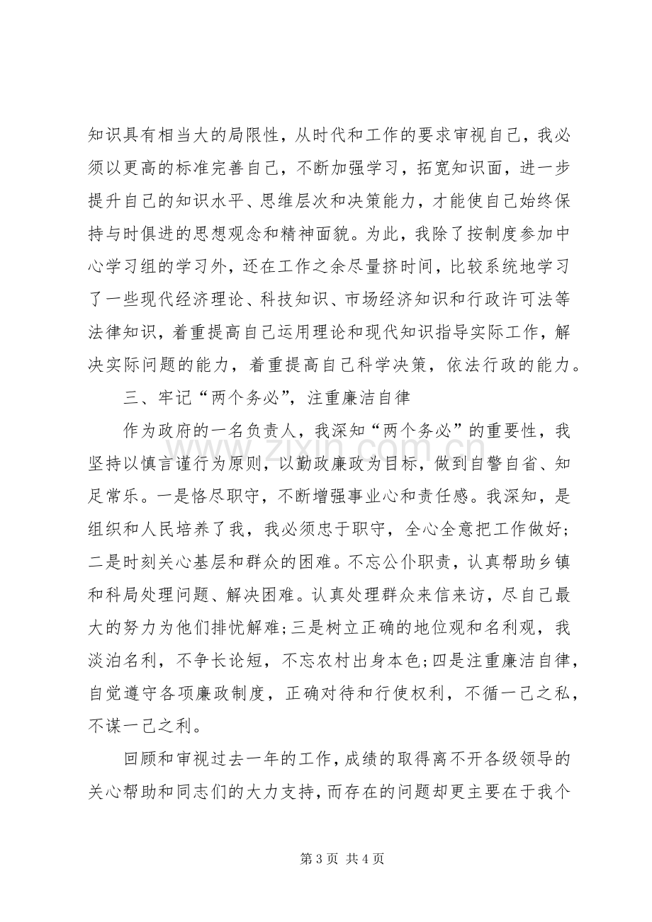 20XX年上半年领导干部述职述廉报告范文.docx_第3页