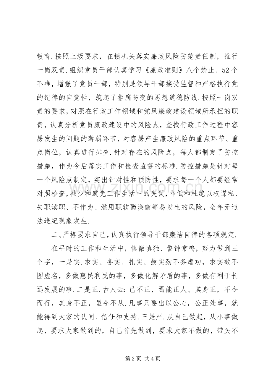 XX年乡镇领导述职述廉报告.docx_第2页