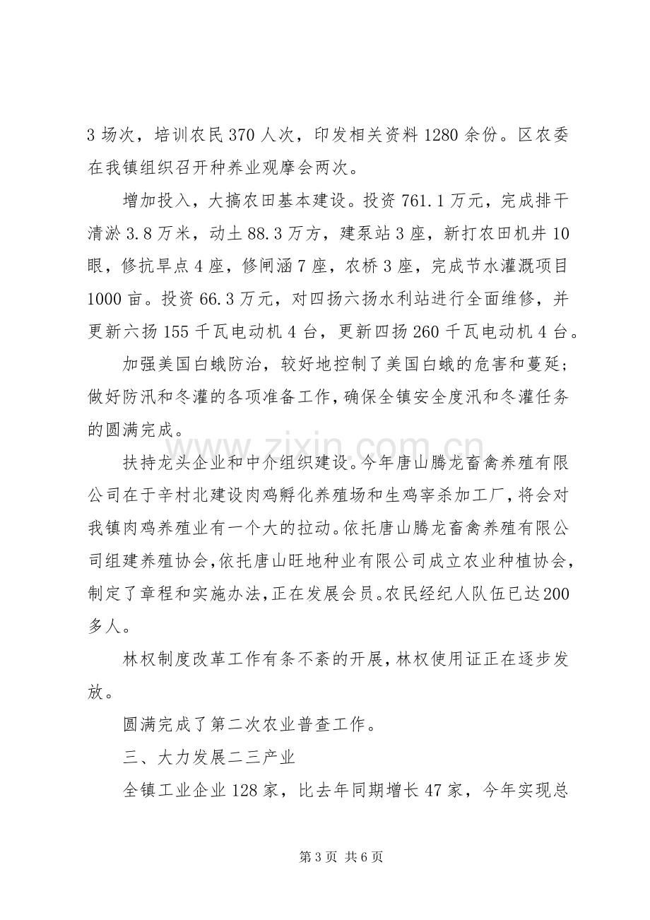 某镇党委书记个人述职述廉报告(1).docx_第3页