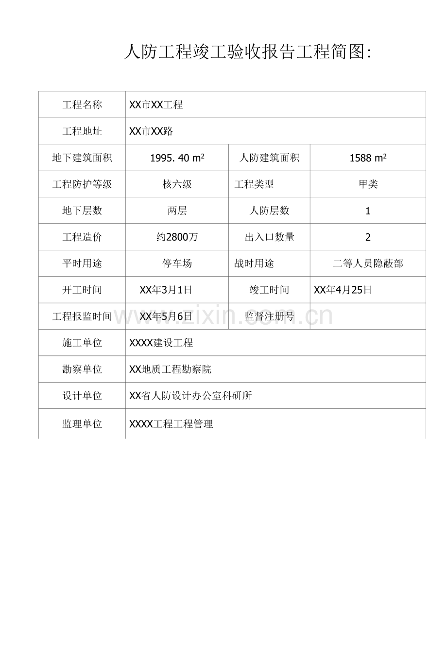 人防工程竣工验收报告模板.docx_第2页