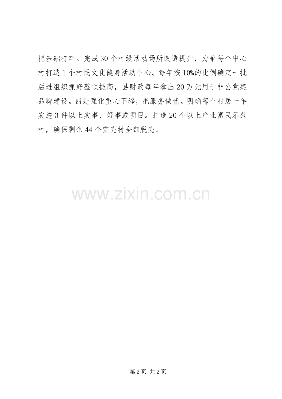 201X年度县委书记抓基层党建工作述职报告（2篇）.docx_第2页