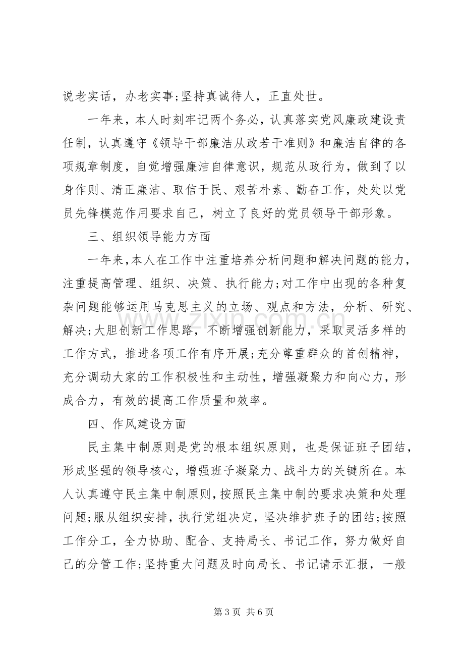 XX年度领导干部述职述廉报告.docx_第3页