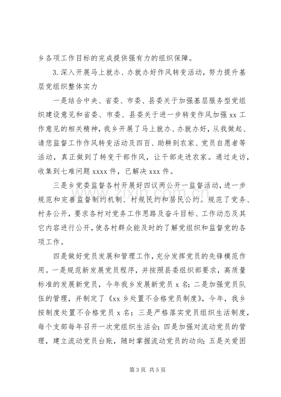 乡党委书记半年党建工作述职报告.docx_第3页