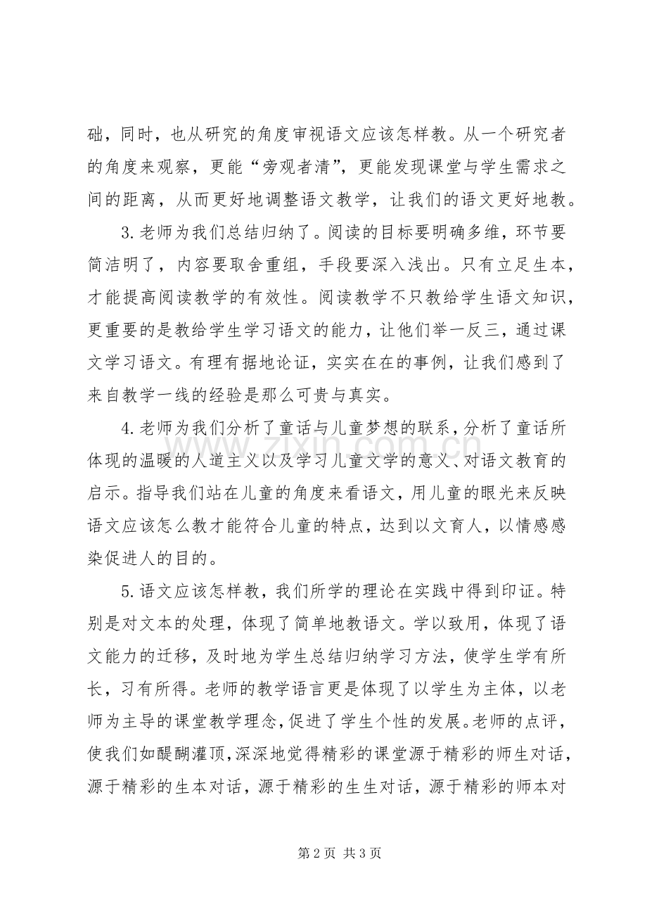 XX年远程培训研修心得.docx_第2页