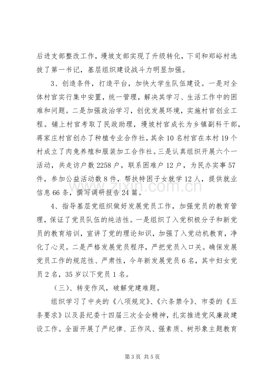 XX年党委书记抓党建述职报告.docx_第3页