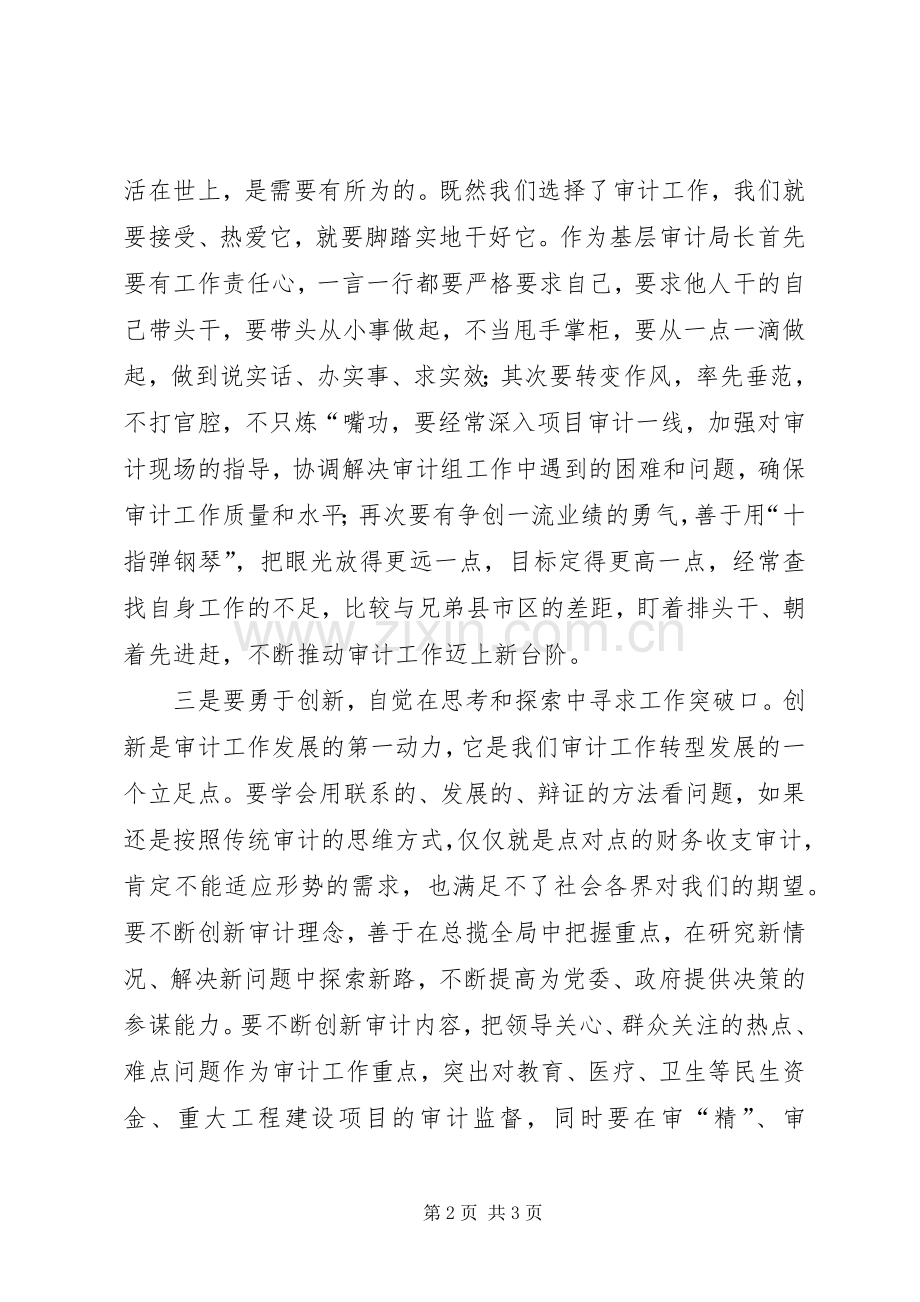 审计干部培训心得体会.docx_第2页