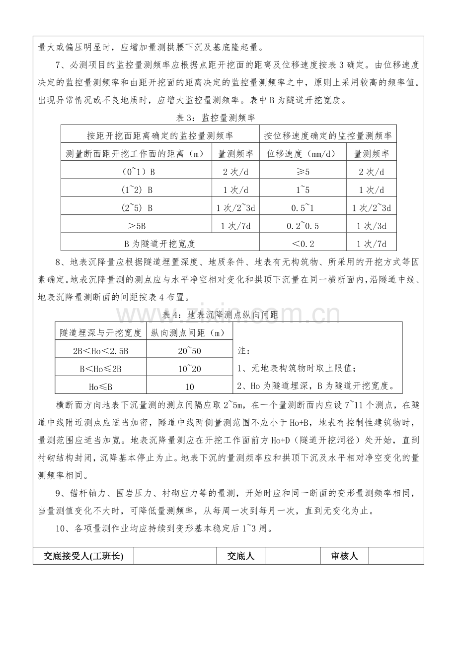 隧道监控量测地表沉降点技术交底.doc_第3页