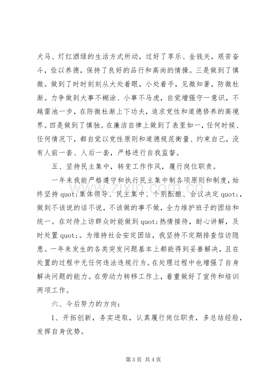 XX年领导干部个人述职述廉报告范文.docx_第3页