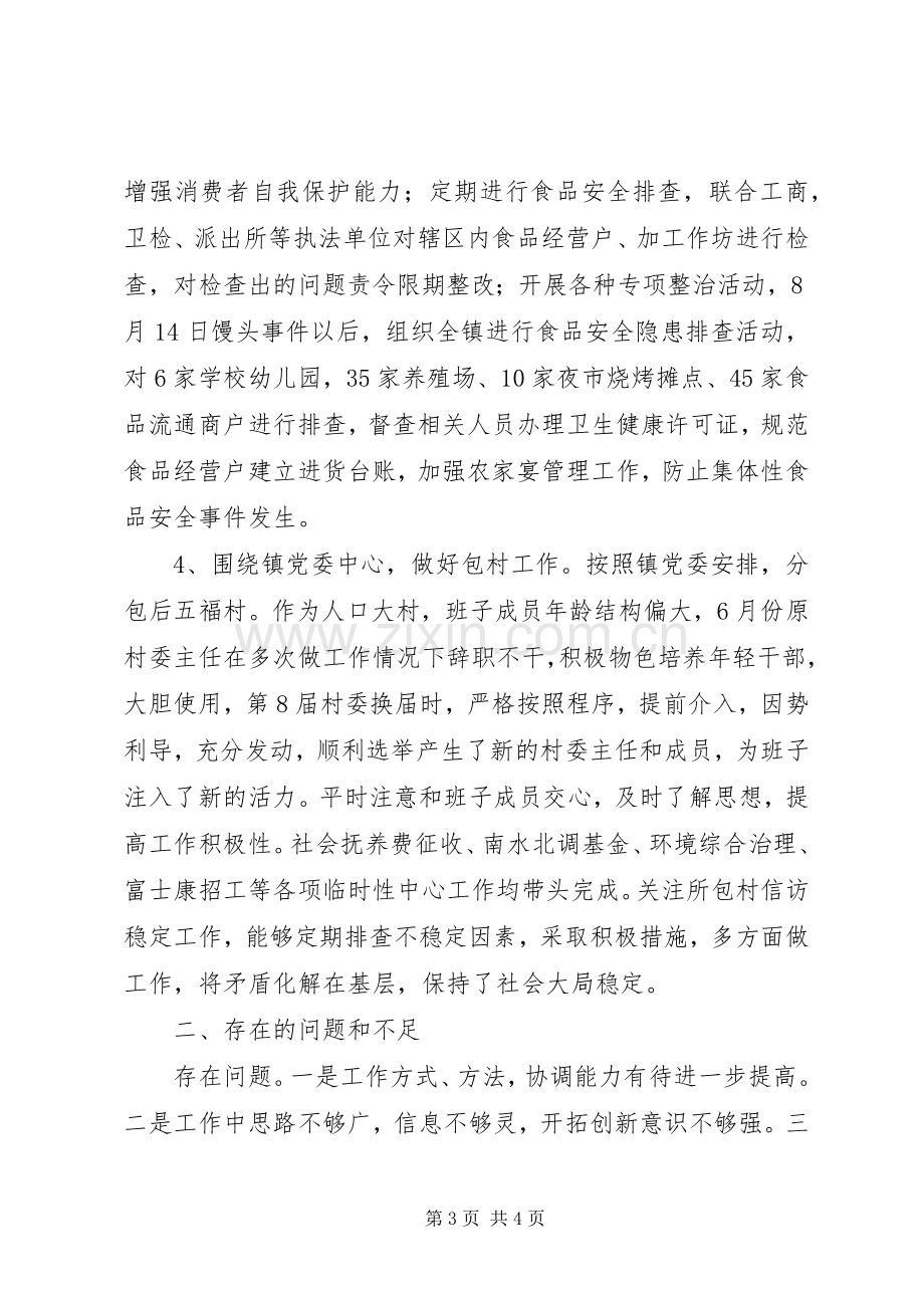 镇副科级干部述职报告.docx_第3页