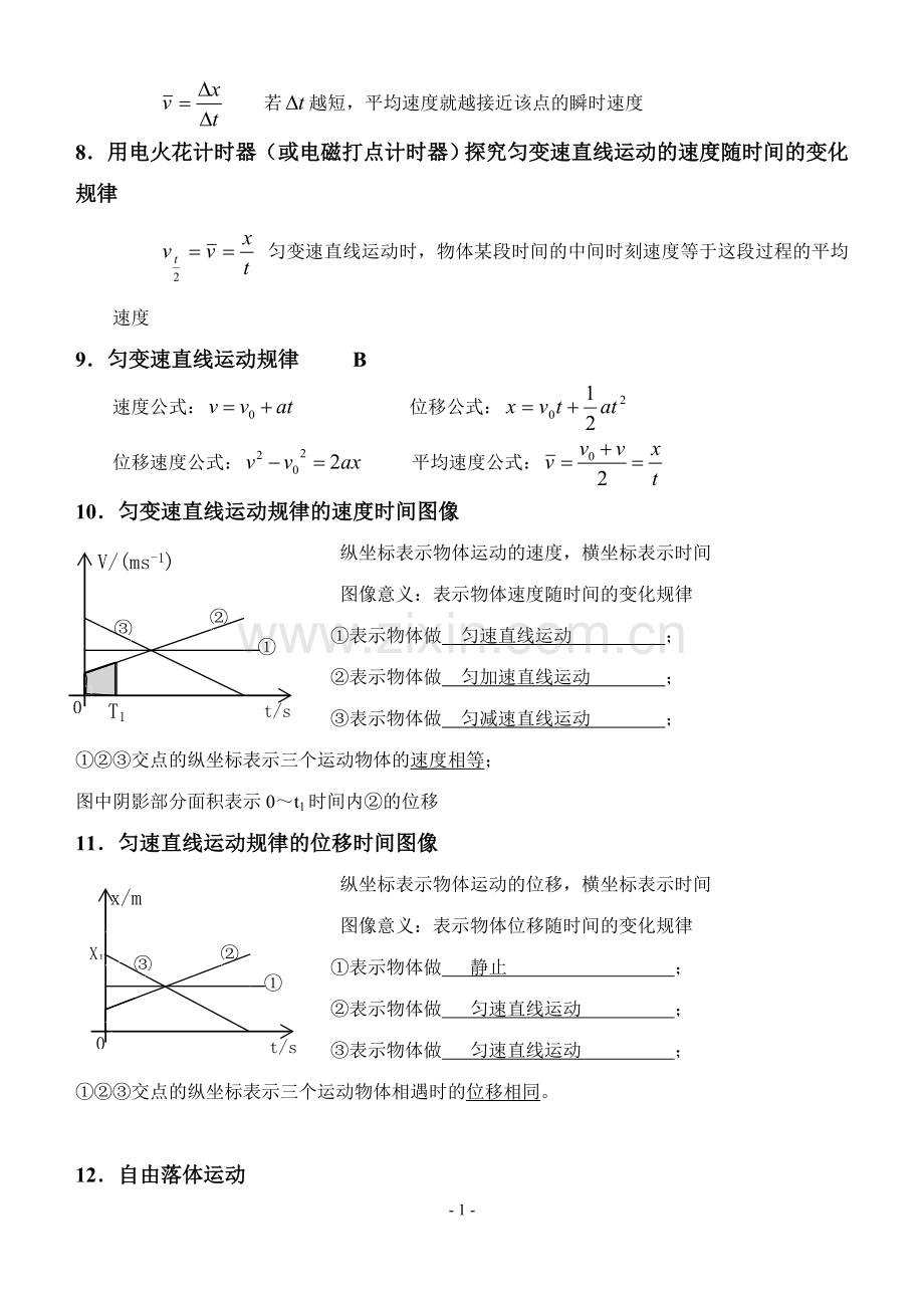 高中物理学业水平测试物理知识点归纳.doc_第2页