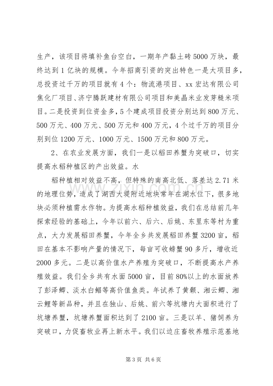 乡镇党委年度述职报告.docx_第3页