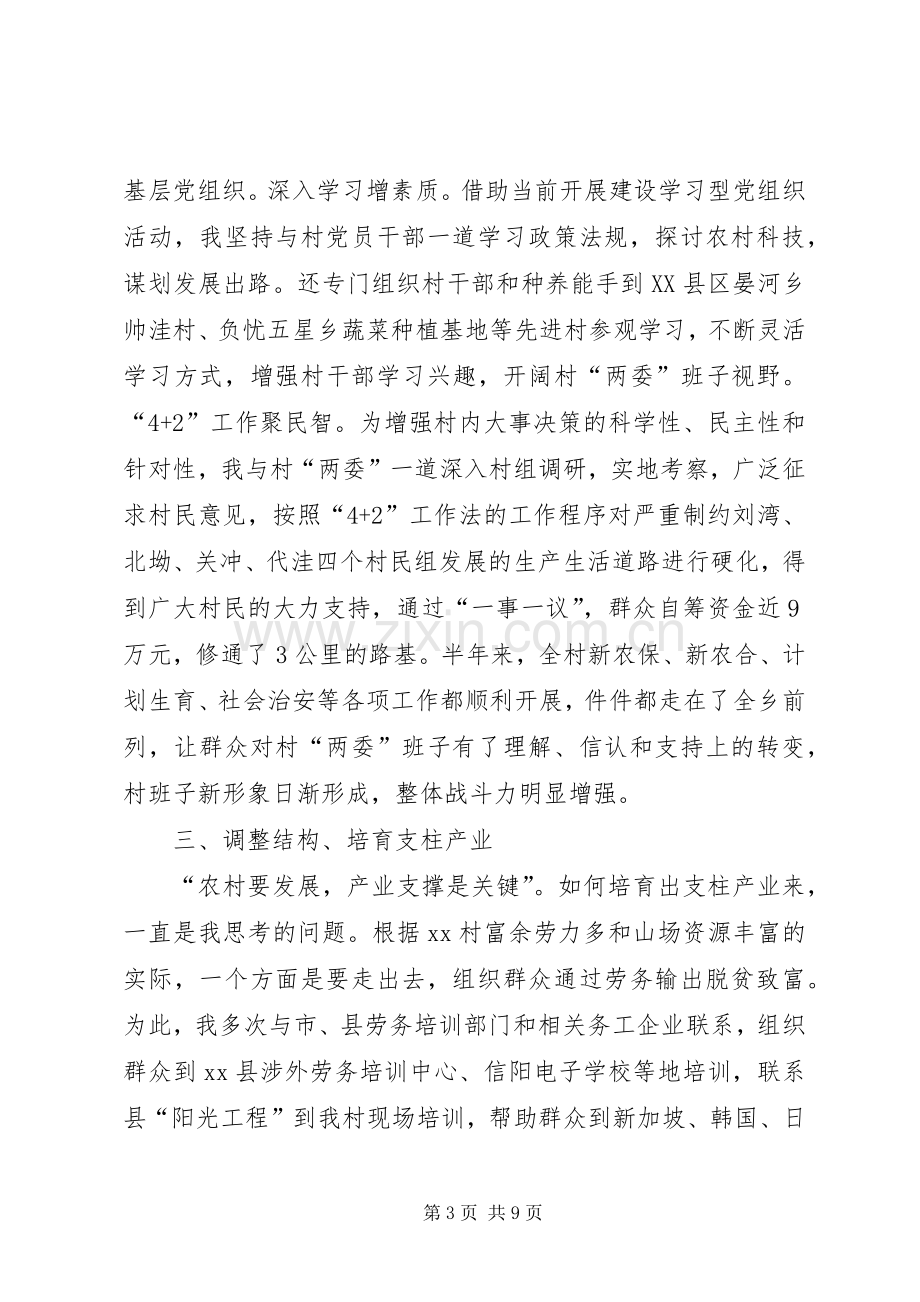 扶贫派驻第一书记述职报告.docx_第3页