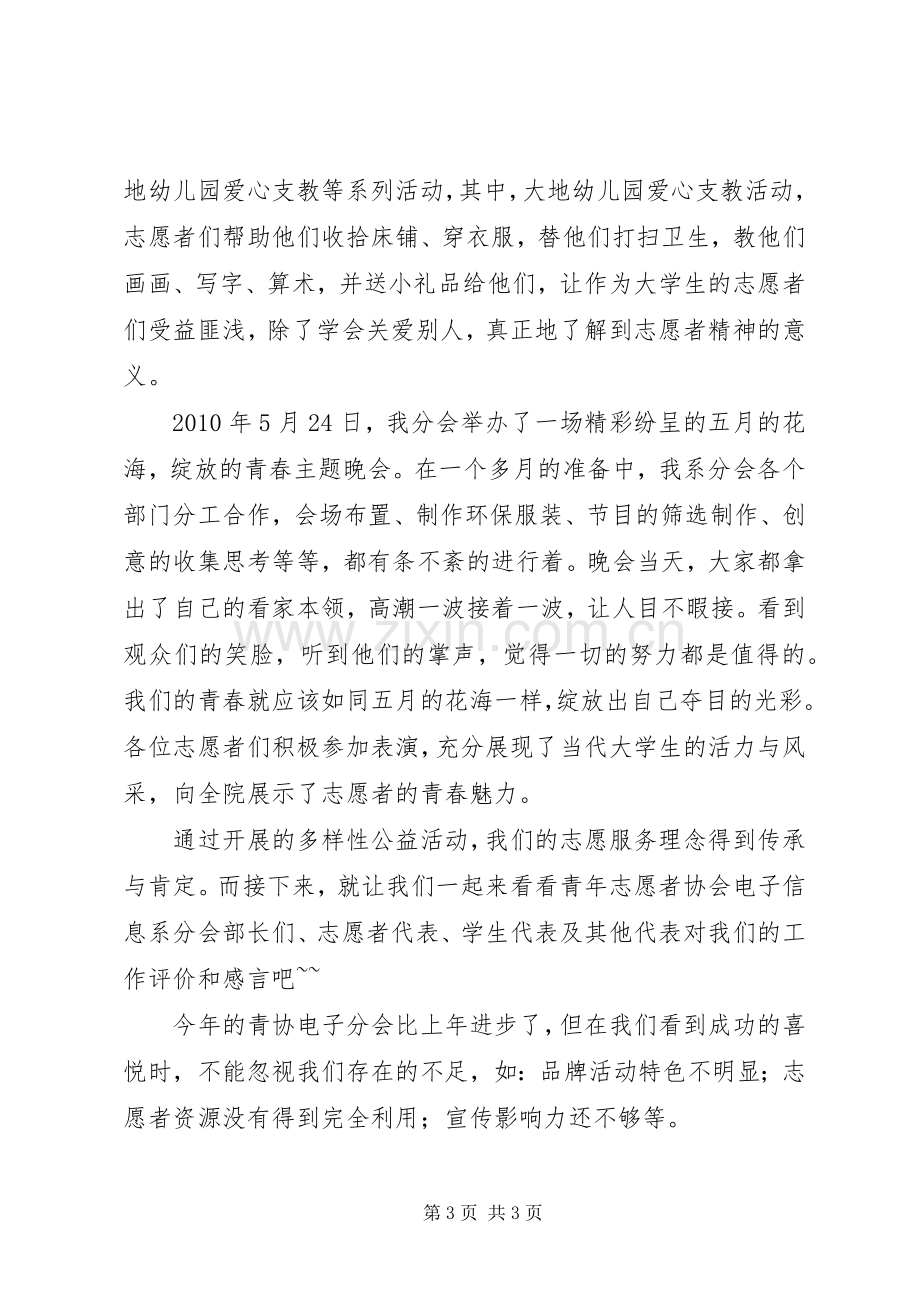 青年志愿者述职报告.docx_第3页