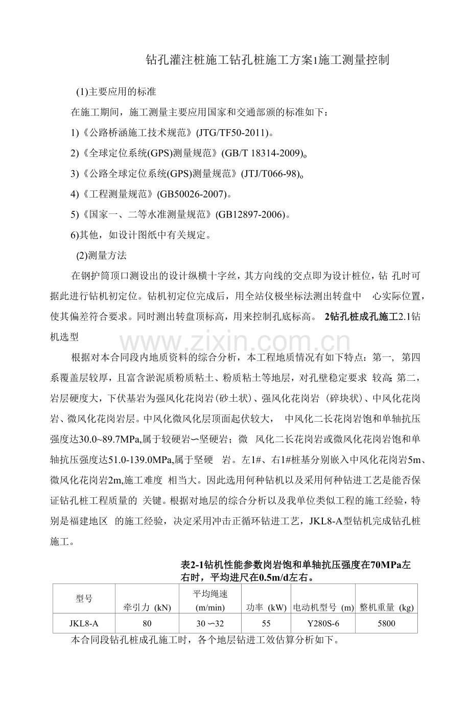 钻孔灌注桩施工钻孔桩施工方案.docx_第1页