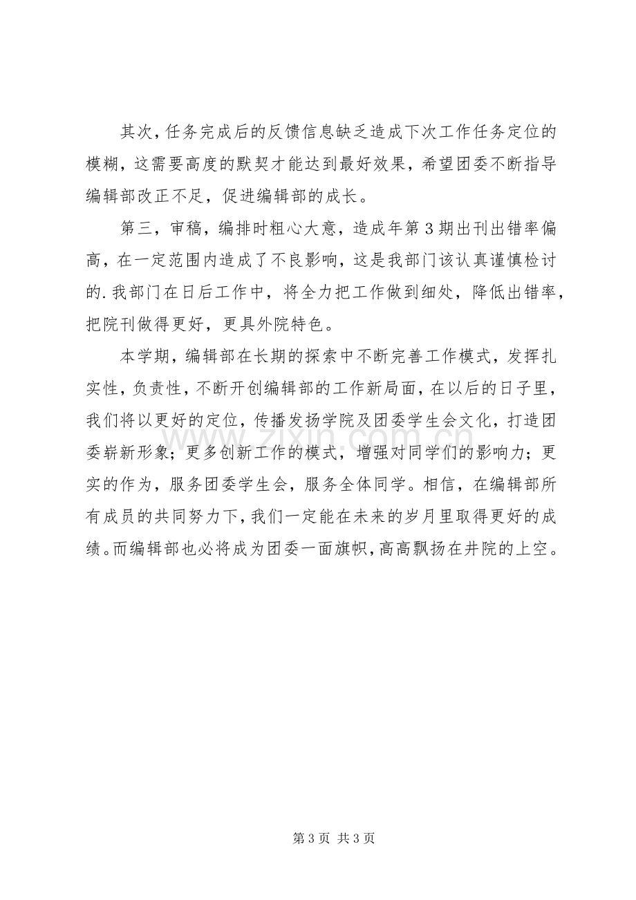 团委编辑部述职述廉汇报.docx_第3页