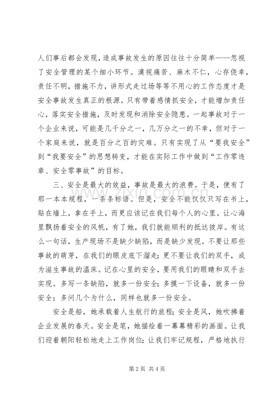 安全生产大讨论心得体会.docx_第2页