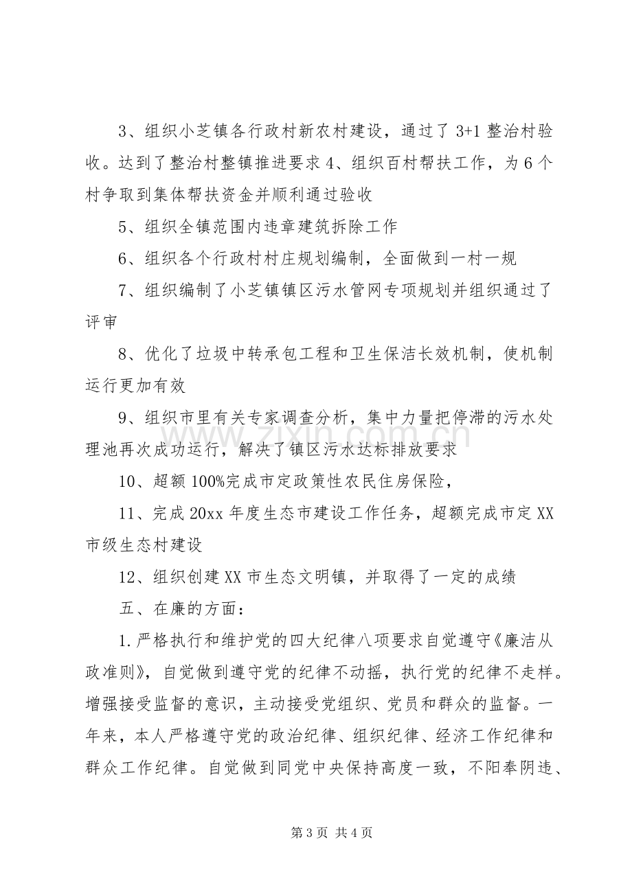 XX年干部德能勤绩廉述职报告.docx_第3页