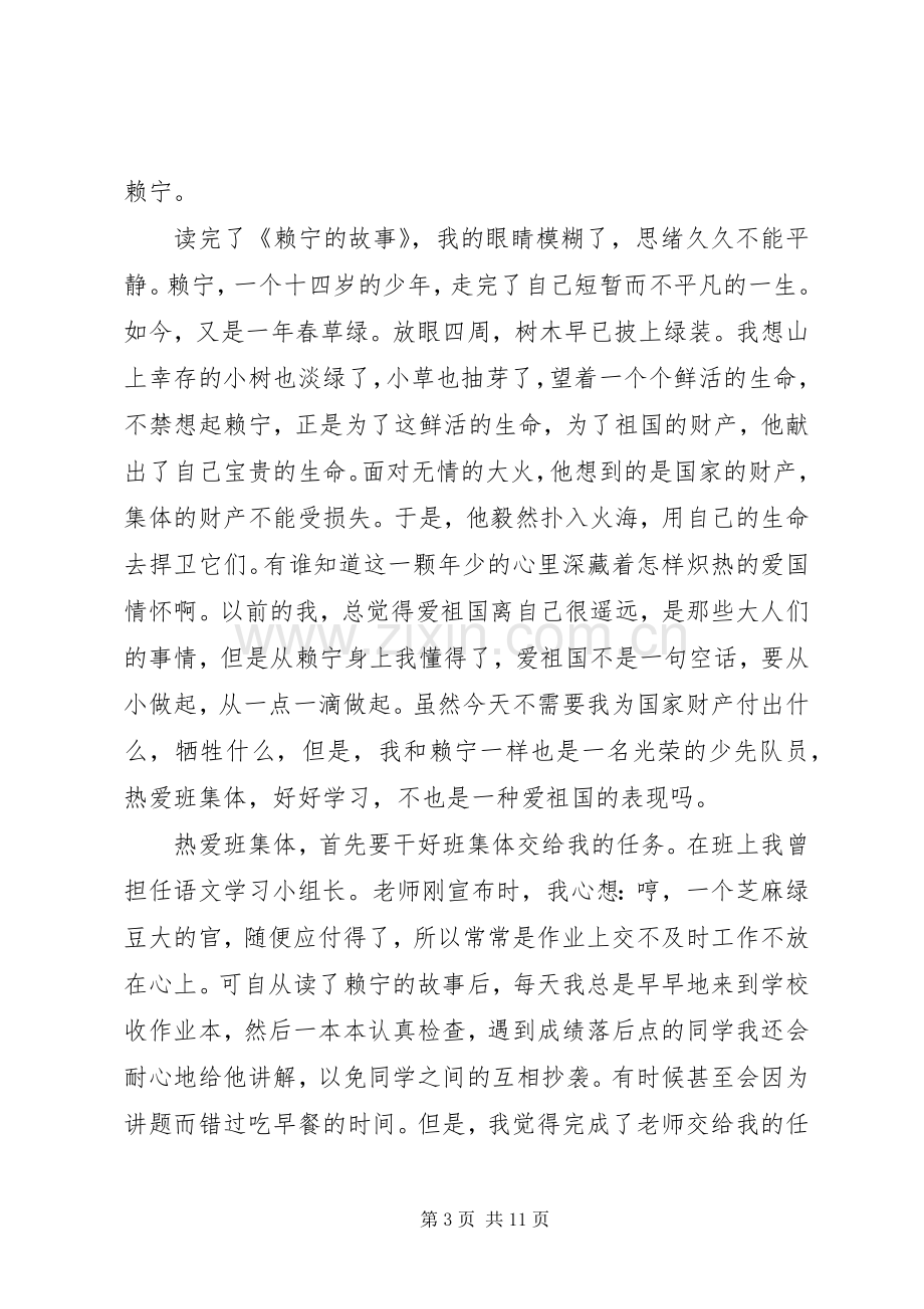 心中的那一团火赖宁的读后感.docx_第3页