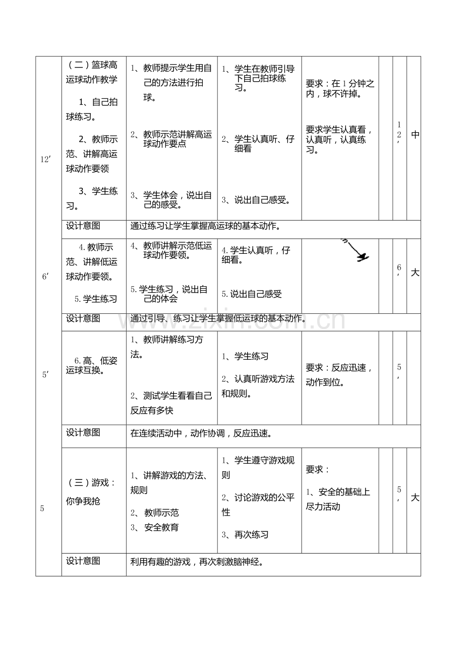 水平四篮球单元计划1.doc_第3页