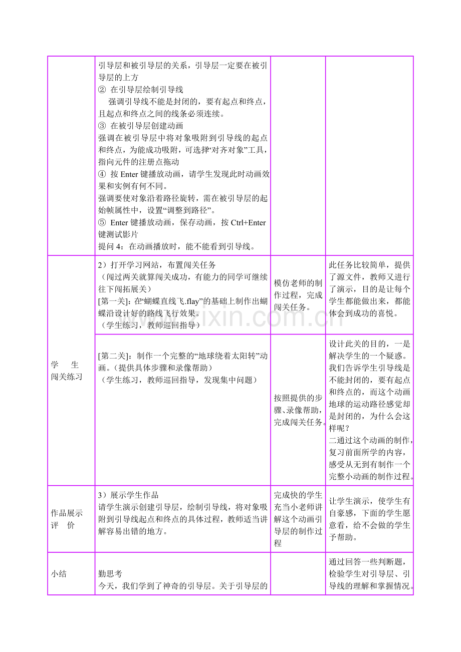 flash引导层动画教学设计.doc_第3页