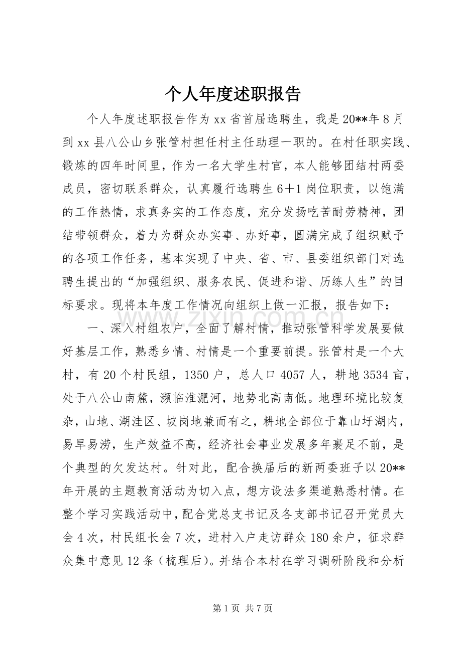 个人年度述职报告.docx_第1页