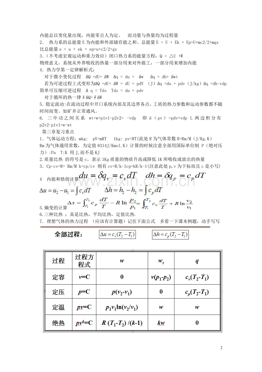 《工程热力学与传热学》复习资料.doc_第2页