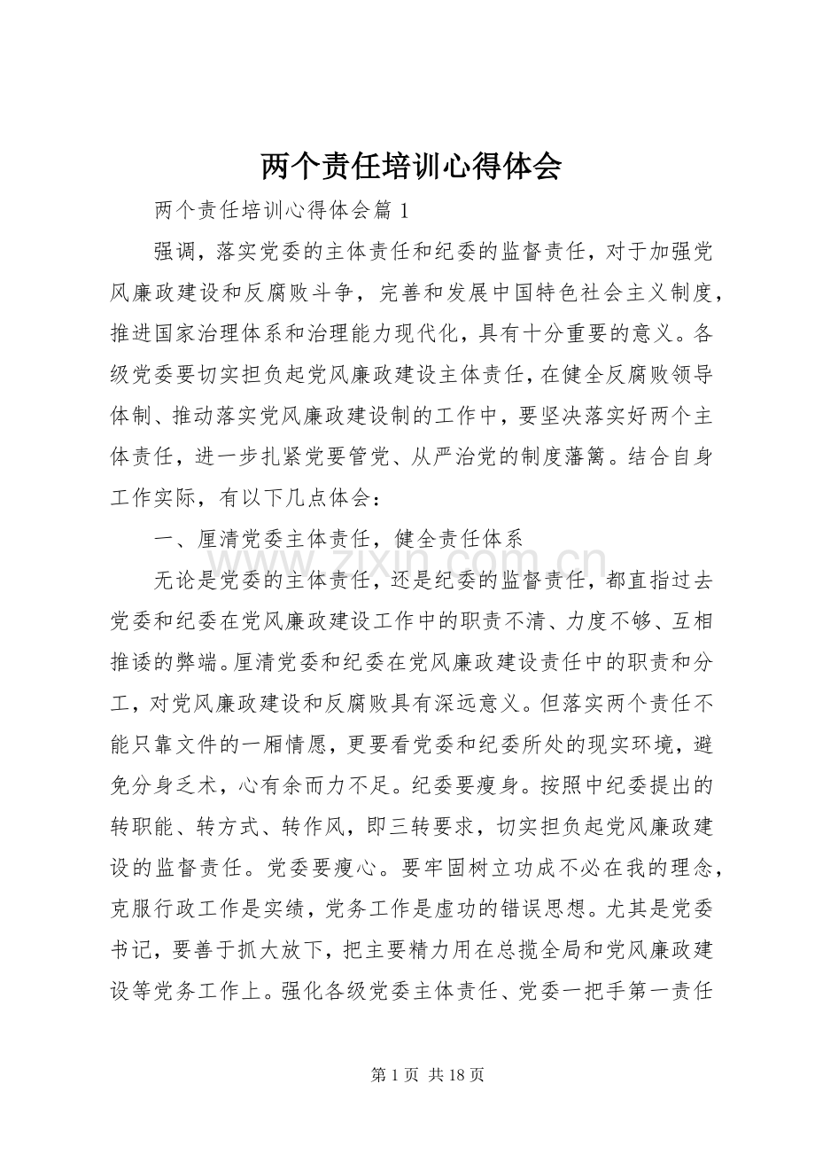 两个责任培训心得体会.docx_第1页