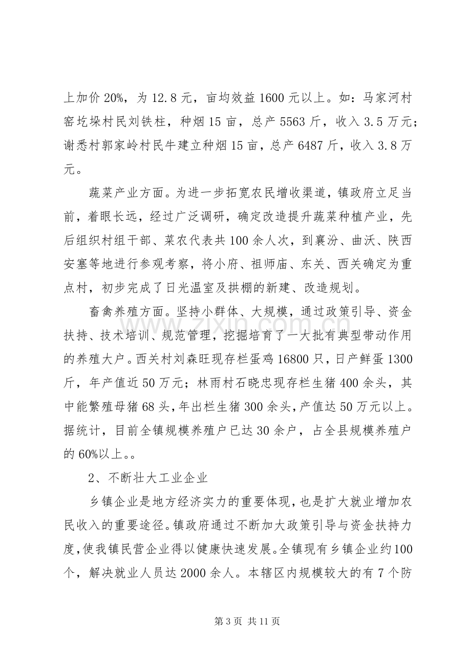 政府镇长述职述廉报告.docx_第3页