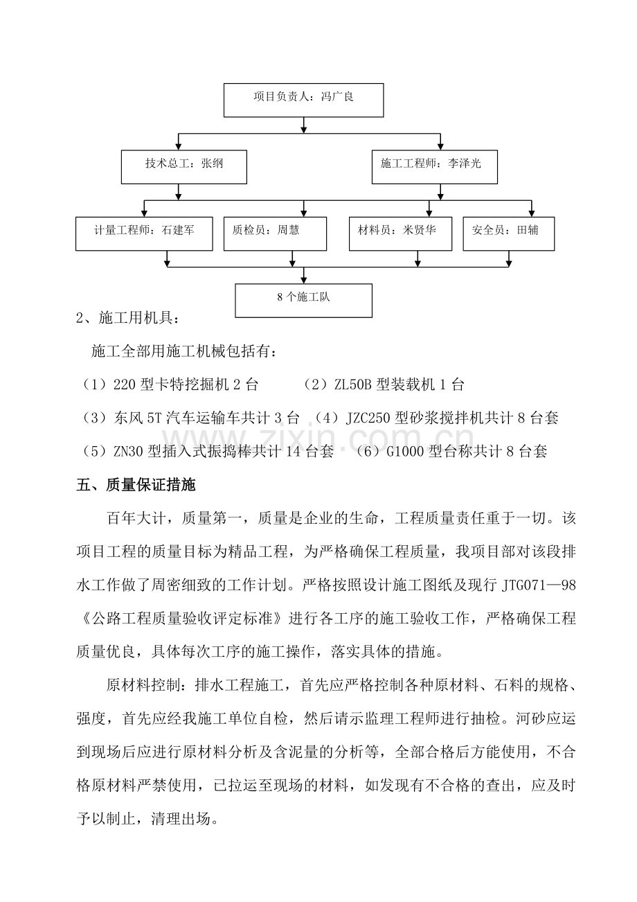 排水沟分项工程施工组织设计.doc_第3页