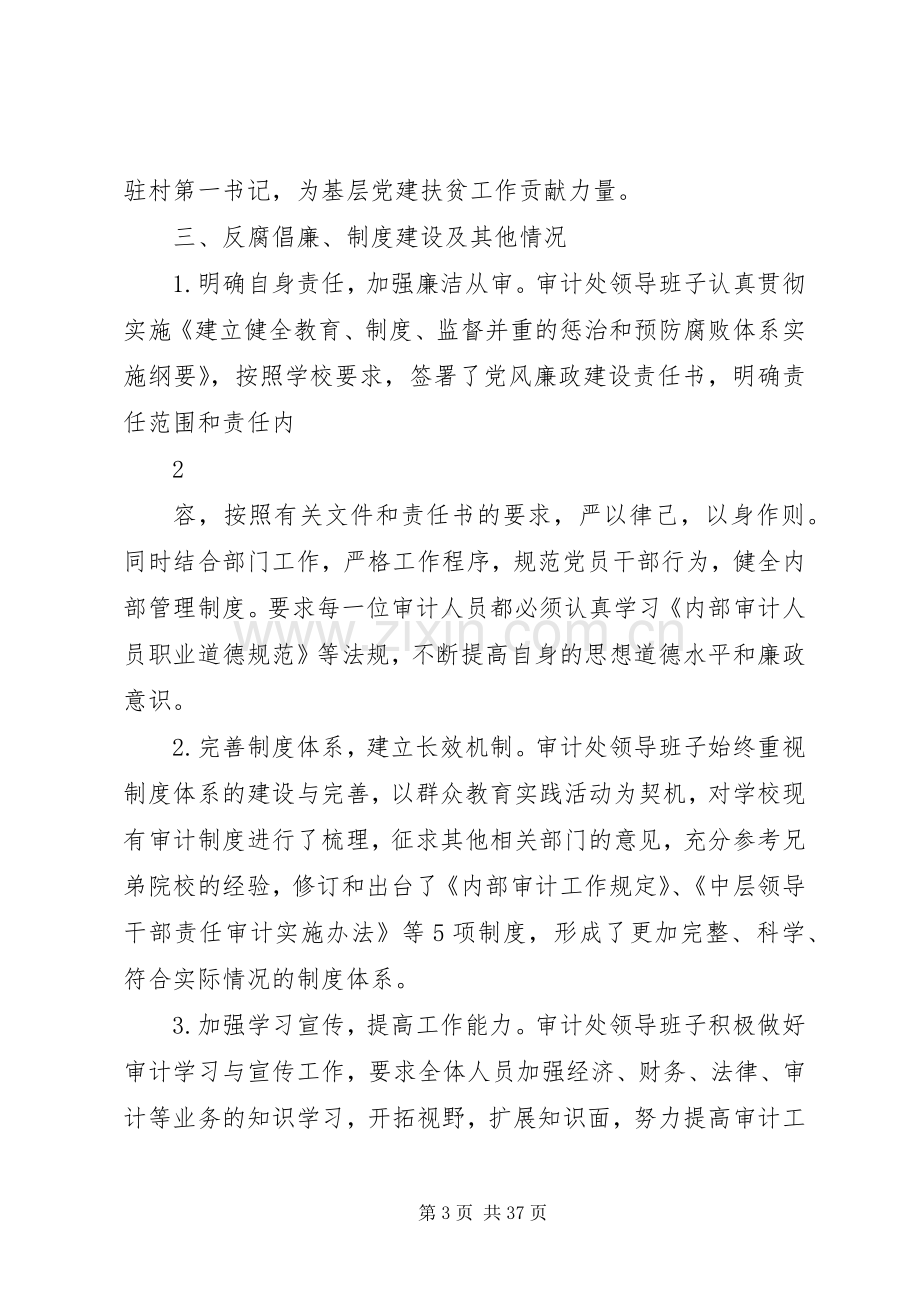 审计处领导班子述职报告.docx_第3页