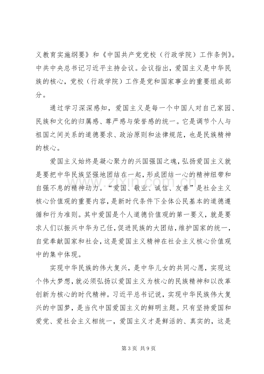 学习《新时代爱国主义教育实施纲要》心得5篇.docx_第3页