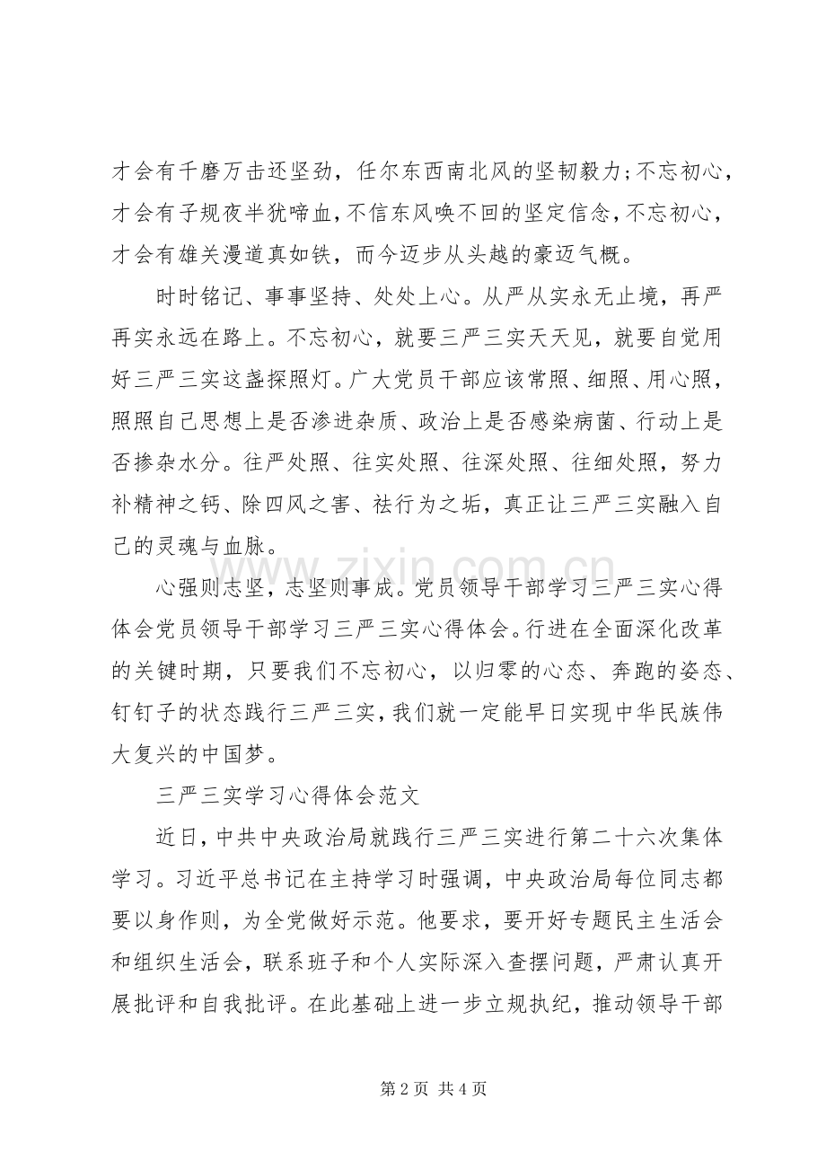 XX年三严三实学习心得体会：践行党的宗旨.docx_第2页