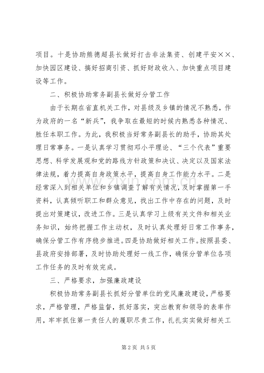 副县长挂职述职述廉报告.docx_第2页