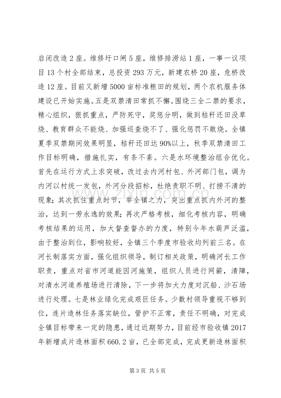 乡镇人大主席XX年述职报告.docx_第3页