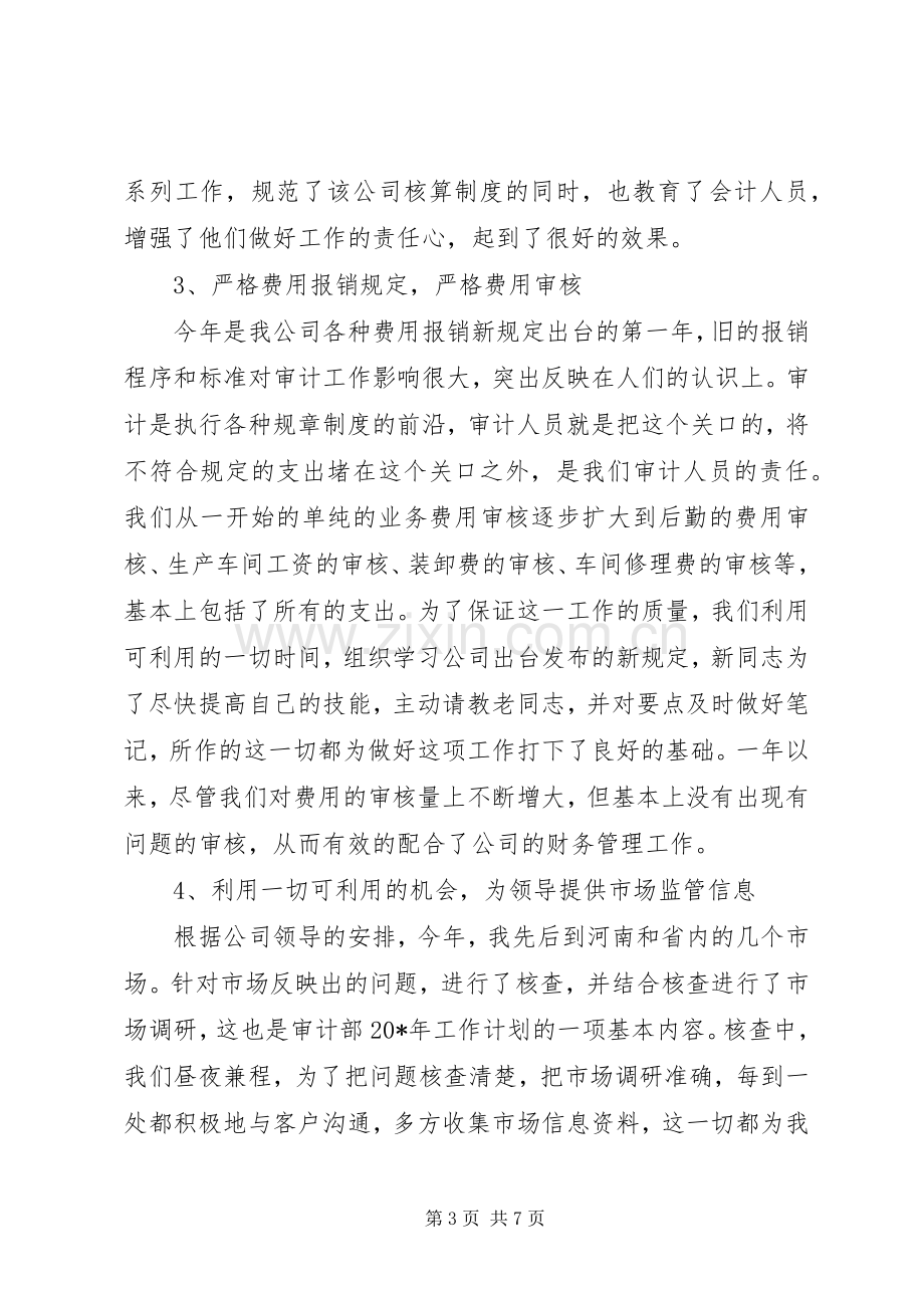 审计局审计纪律述职报告.docx_第3页