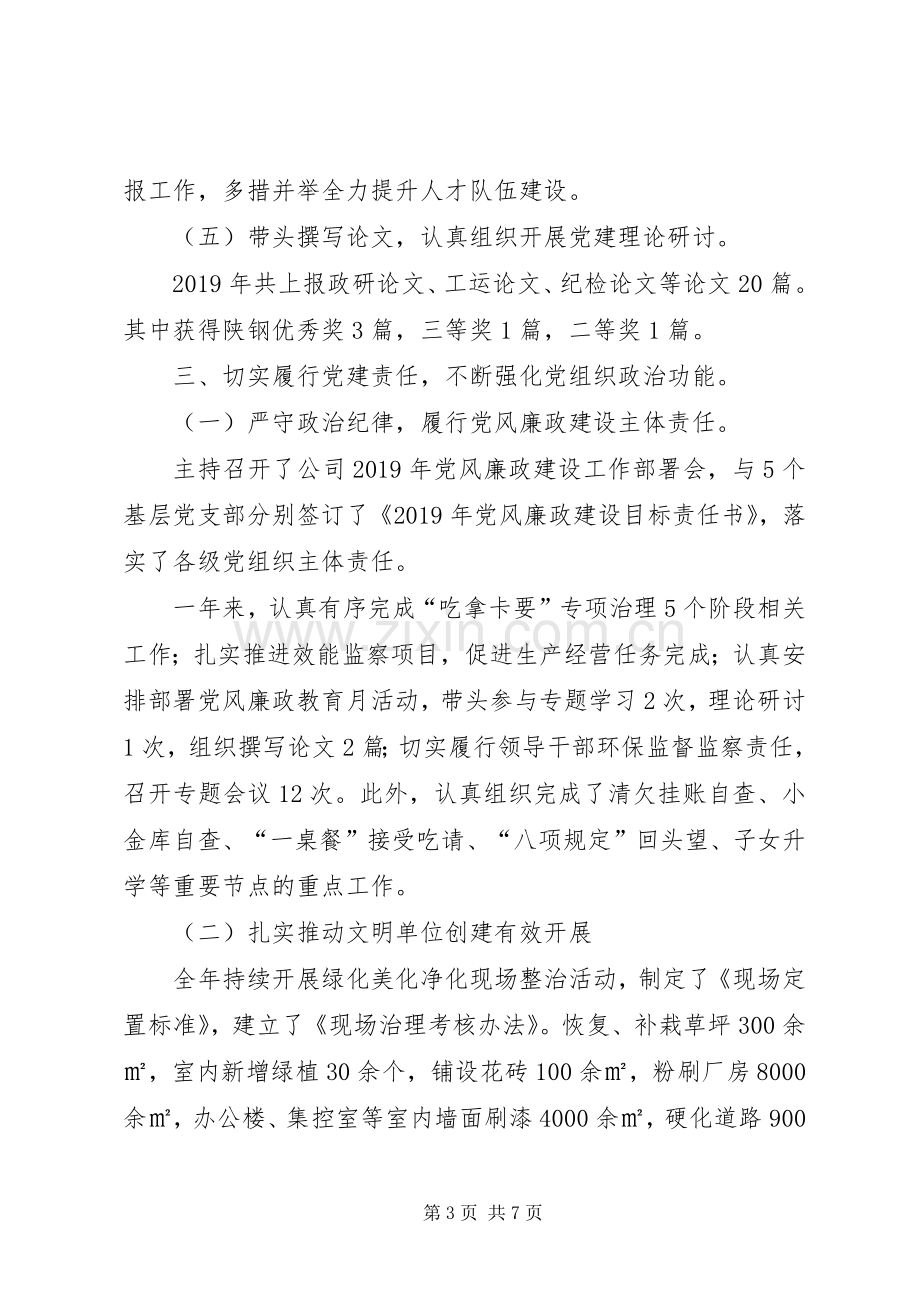 公司党委书记XX年抓党建述职报告.docx_第3页