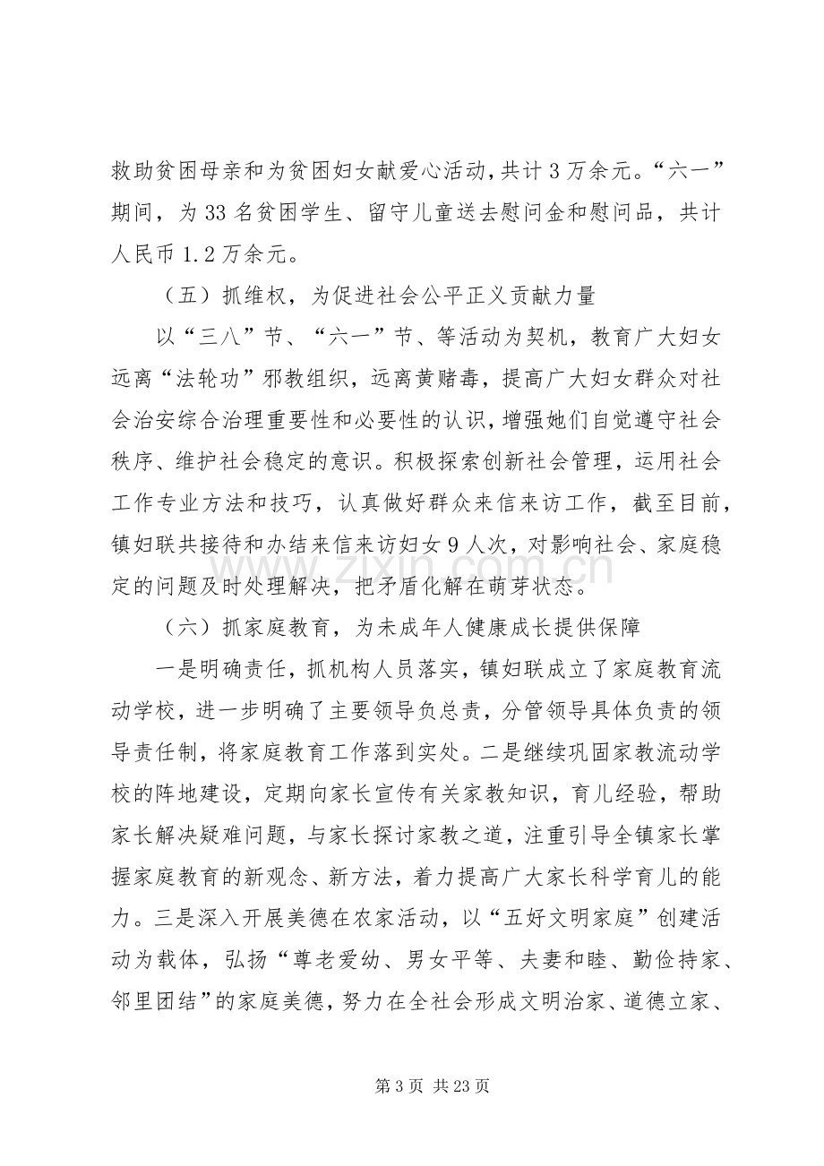 镇妇联述职述廉报告.docx_第3页