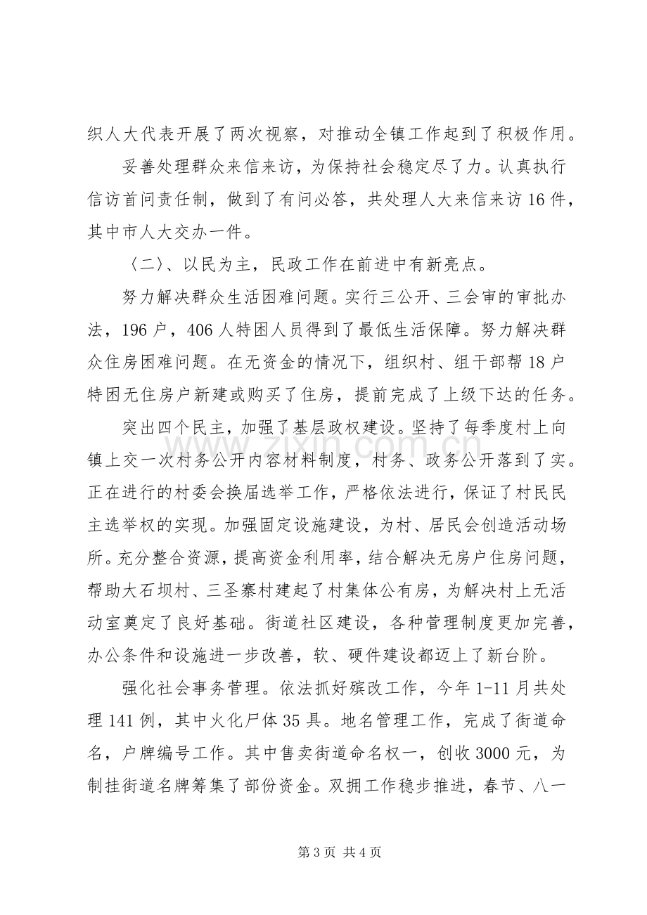 乡镇人大主席述职报告述职报告.docx_第3页