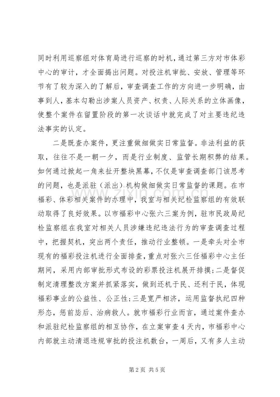 关于审查调查工作心得体会两篇.docx_第2页