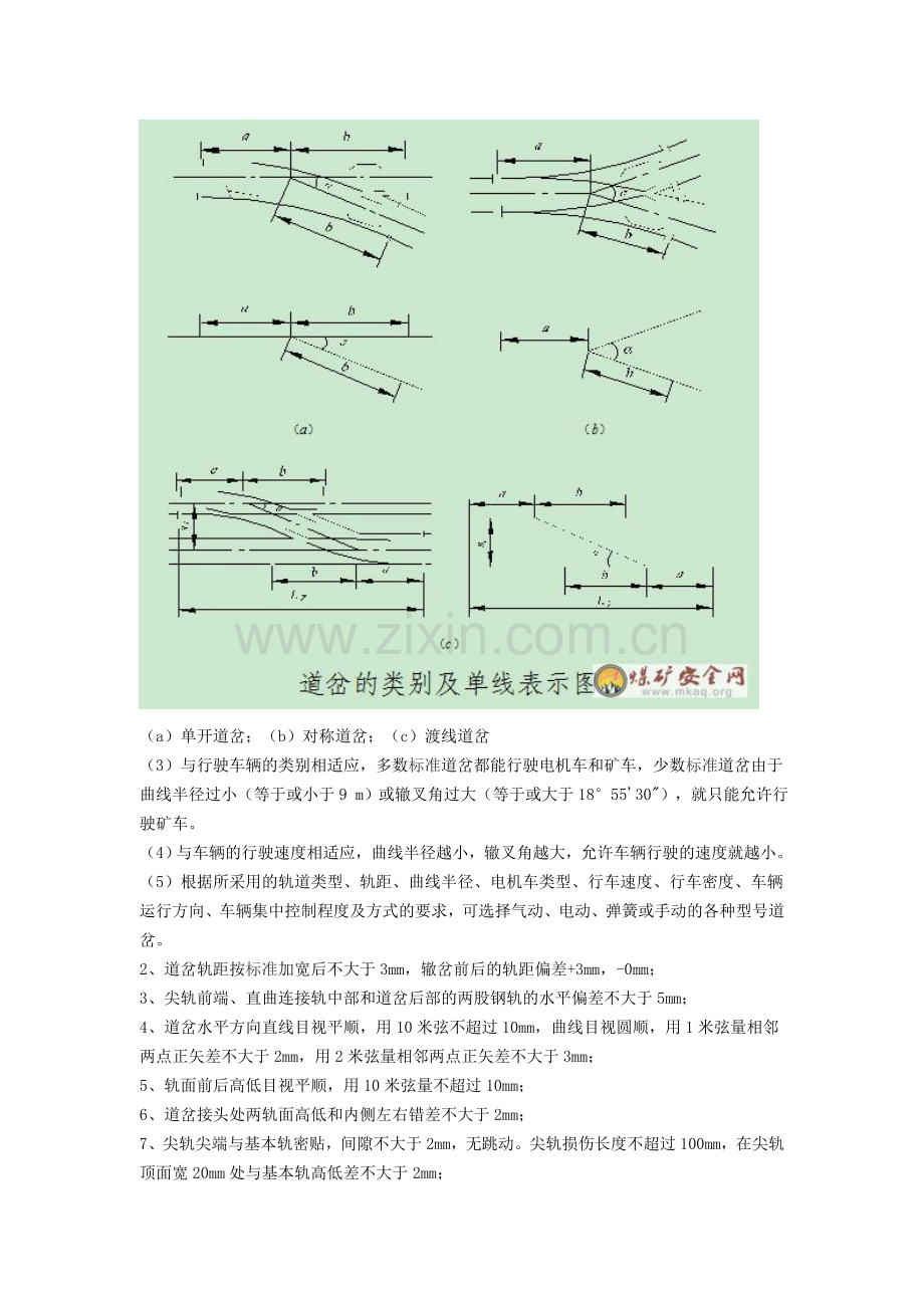 井下轨道及道岔选型安装使用标准.doc_第3页