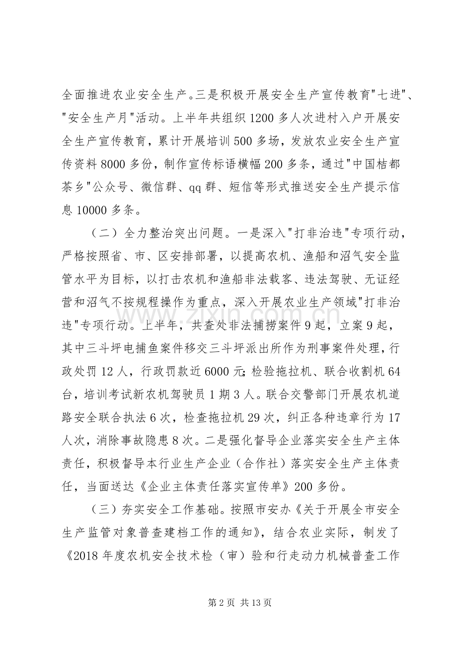 农业安全生产专业委员会上半年述职报告.docx_第2页