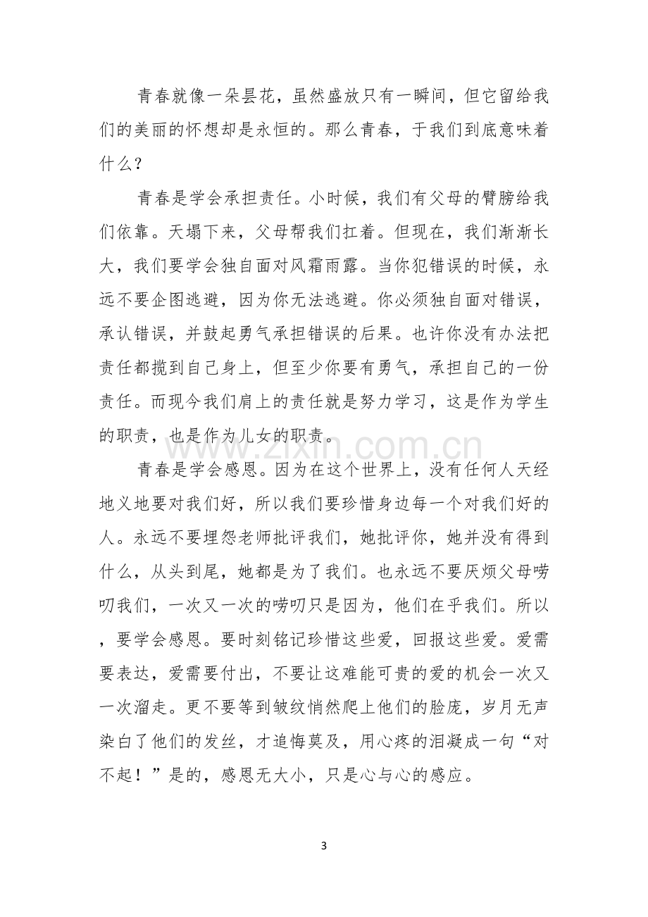 梦想演讲稿汇编九篇.docx_第3页