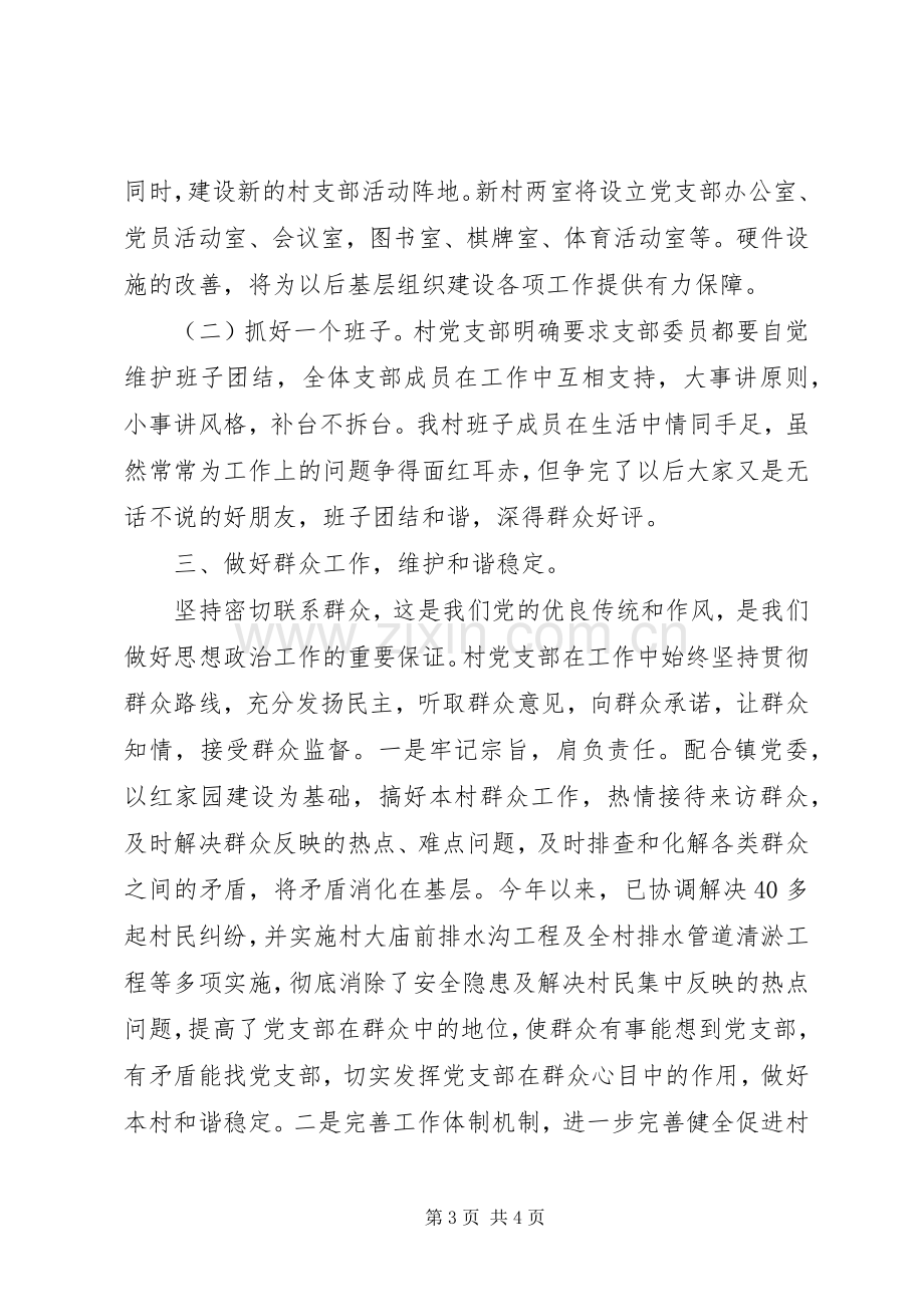 村支部书记个人述职报告范文.docx_第3页